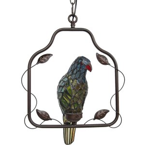 Clayre & Eef 5LL-6059 Plafón Tiffany Parrot...
