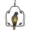 Clayre & Eef 5LL-6059 Plafón Tiffany Parrot Multicolor
