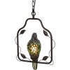 Clayre & Eef 5LL-6059 Plafón Tiffany Parrot Multicolor