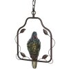 Clayre & Eef 5LL-6059 Plafón Tiffany Parrot Multicolor
