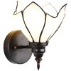 Clayre & Eef 5LL-6187 Aplique Tiffany Beige, Marrón 23x17x19 cm E27-máx 1x40W