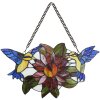 Clayre & Eef 5LL-6237 Cuadro Tiffany Pájaros Marrón 50x60 cm
