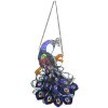 Clayre & Eef 5LL-6238 Cuadro Tiffany Azul Pavo Real 35x70 cm