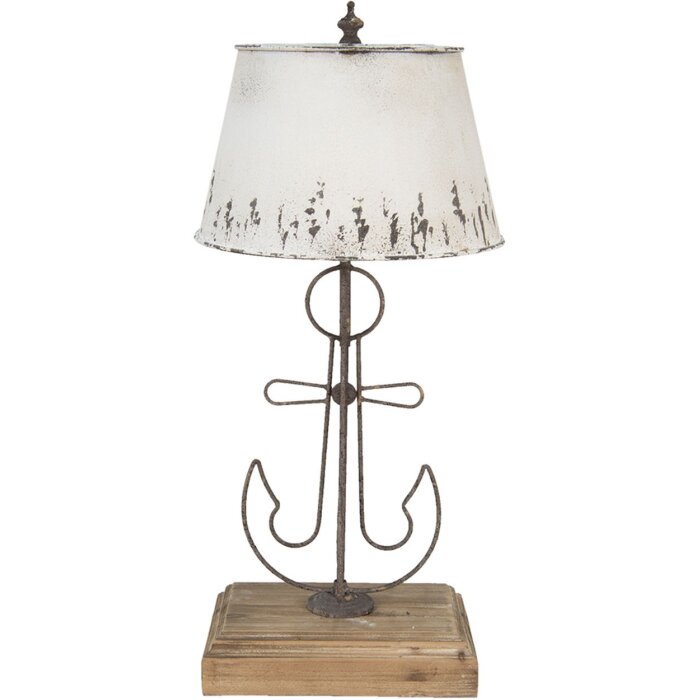 Clayre & Eef 5LMC0016 Sobremesa Beige, Marrón Ø 35x79 cm