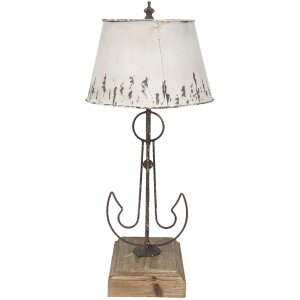 Clayre & Eef 5LMC0016 Sobremesa Beige, Marrón Ø 35x79 cm