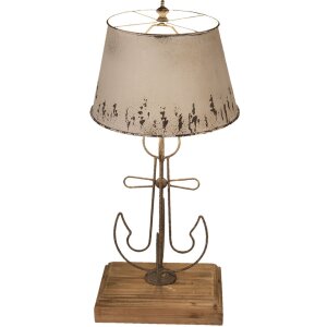 Clayre & Eef 5LMC0016 Sobremesa Beige, Marrón Ø 35x79 cm