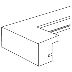 Henzo marco de madera Jardin 20x30 cm blanco con passe-partout 13x18 cm