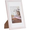 Henzo marco de madera Jardin 20x30 cm blanco con passe-partout 13x18 cm