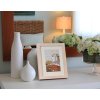 Henzo marco de madera Jardin 20x30 cm blanco con passe-partout 13x18 cm