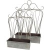 Clayre & Eef 5Y1004 Soporte para plantas Gris 49x15x70 cm -