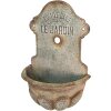 Clayre & Eef 5Y1097 Fuente decorativa de pared Gris 46x24x69 cm
