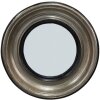 Clayre & Eef 62S236 Espejo de Pared Negro Ø 23 cm