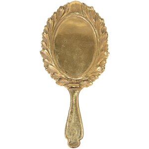 Clayre & Eef 62S261 Espejo de Mano Color Oro 13x1x27 cm