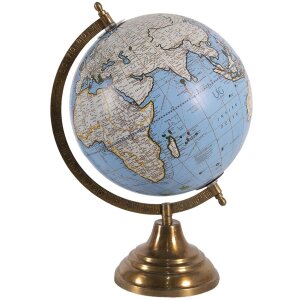 Clayre & Eef 64908 Globo Deco Azul, Gris, Beige...
