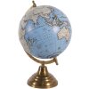 Clayre & Eef 64908 Globo Deco Azul, Gris, Beige 22x22x33 cm