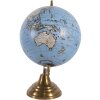 Clayre & Eef 64908 Globo Deco Azul, Gris, Beige 22x22x33 cm