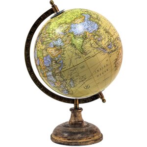 Clayre & Eef 64921 Globo decorativo amarillo,...