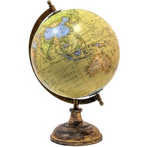 Clayre & Eef 64921 Globo decorativo amarillo,...