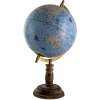 Clayre & Eef 64930 Globo Deco Azul, Gris, Beige 22x22x37 cm