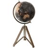 Clayre & Eef 64934 Globo decorativo negro, marrón 31x31x67 cm