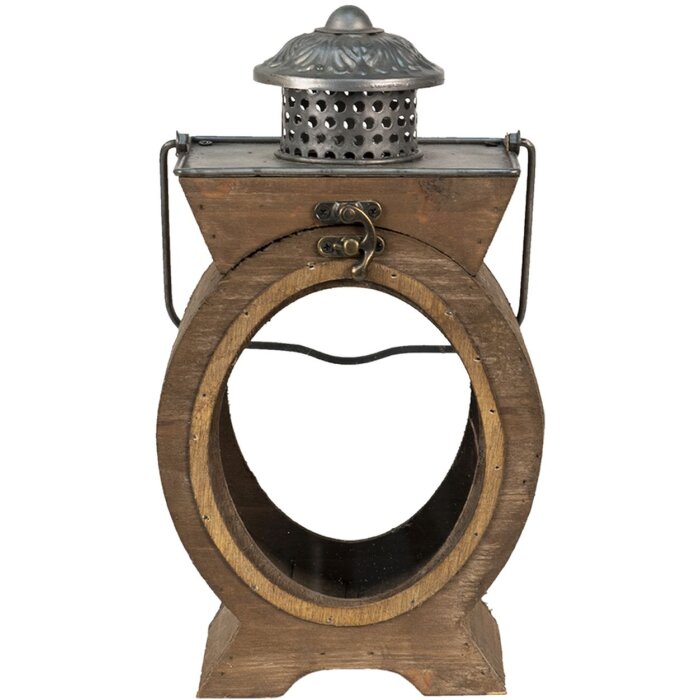 Clayre & Eef 64954 Farol Marrón 29x5x34 cm