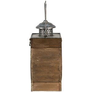 Clayre & Eef 64954 Farol Marrón 29x5x34 cm