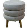 Clayre & Eef 64961BE Taburete Beige Ø 38x44 cm
