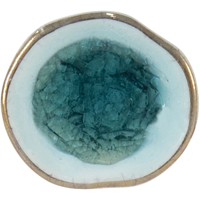 Clayre & Eef 64990 Pomo Puerta Azul Ø 4 cm