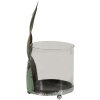 Clayre & Eef 64995 Farol Conejo Verde, Blanco, Rosa 11x10x22 cm