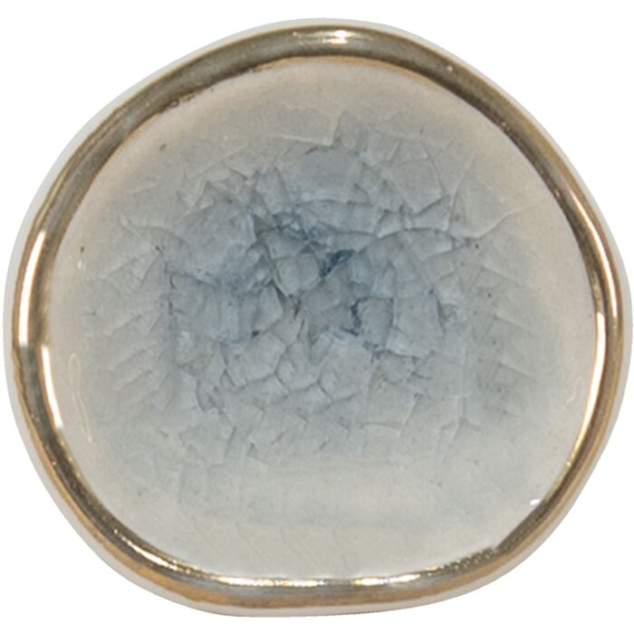 Clayre & Eef 65044 Pomo puerta azul 4x4x7 cm