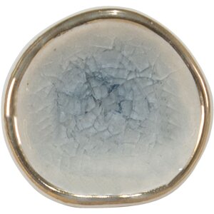 Clayre & Eef 65044 Pomo puerta azul 4x4x7 cm