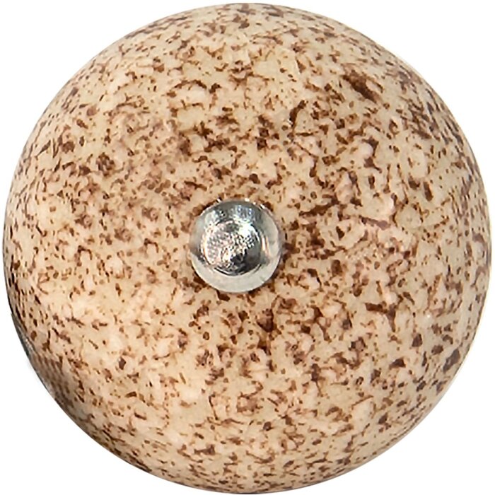 Clayre & Eef 65056 Pomo puerta marrón, beige Ø 4x4 cm