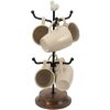 Clayre & Eef 6CE1343 Portavasos Blanco Ø 14x39 cm