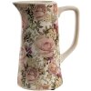 Clayre & Eef 6CE1413M Jarra Decorativa Rosa 15x10x19 cm