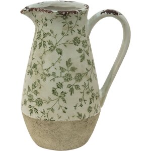 Canasta decorativa Clayre & Eef Grau Beige 20x14x25 cm