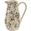 Clayre & Eef 6CE1456M Jarra Decorativa Verde, Marrón, Beige 20x14x25 cm