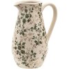Clayre & Eef 6CE1456M Jarra Decorativa Verde, Marrón, Beige 20x14x25 cm