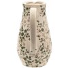 Clayre & Eef 6CE1456M Jarra Decorativa Verde, Marrón, Beige 20x14x25 cm