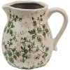 Clayre & Eef 6CE1458M Jarra decorativa Verde, Marrón, Beige 16x13x15 cm