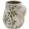 Clayre & Eef 6CE1458M Jarra decorativa Verde, Marrón, Beige 16x13x15 cm