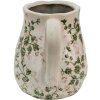 Clayre & Eef 6CE1458M Jarra decorativa Verde, Marrón, Beige 16x13x15 cm