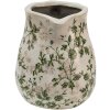 Clayre & Eef 6CE1458M Jarra decorativa Verde, Marrón, Beige 16x13x15 cm