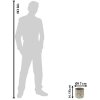Clayre & Eef 6CE1459L Maceta de interior Gris, Beige Ø 17x16 cm