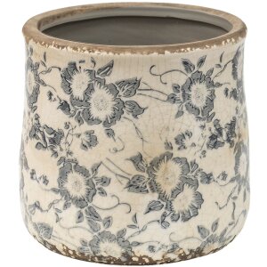 Clayre & Eef 6CE1459M Maceta de interior Gris, Beige...