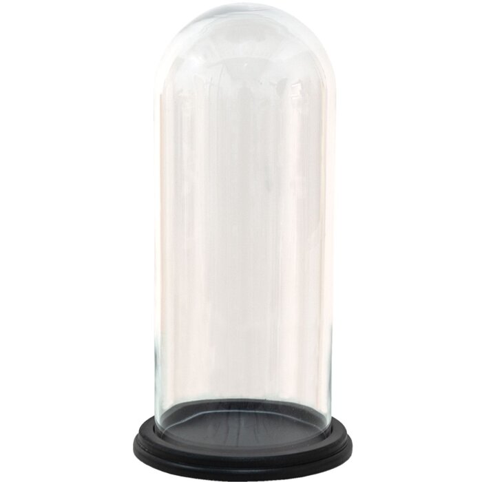 Clayre & Eef 6GL3472 Campana de vidrio transparente Ø 17x28 cm