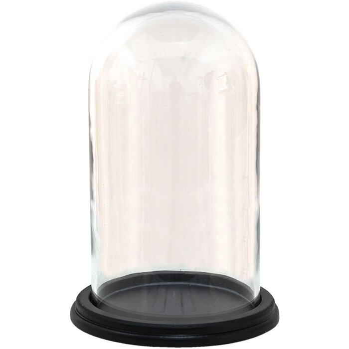 Clayre & Eef 6GL3474 Campana de vidrio transparente Ø 21x31 cm