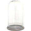 Clayre & Eef 6GL3536 Campana de vidrio transparente Ø 17x29 cm