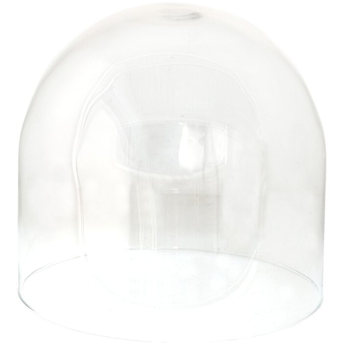Clayre & Eef 6GL3548 Campana de vidrio transparente Ø 23x22 cm