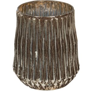 Clayre & Eef 6GL3907 Portavelas Color Plata Ø...