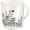Clayre & Eef 6GL4250 Vaso de Té Transparente 11x8x9 cm - 200 ml